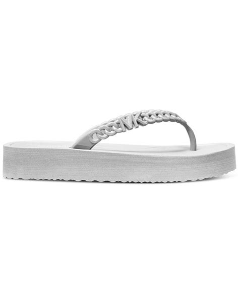 image sandale michael kors flip flop|Zaza Platform Flip Flop .